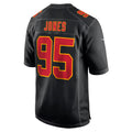 Jamed KC.Chiefs #95 Chris Jones Player Black Fashion Game Stitched Jerseys