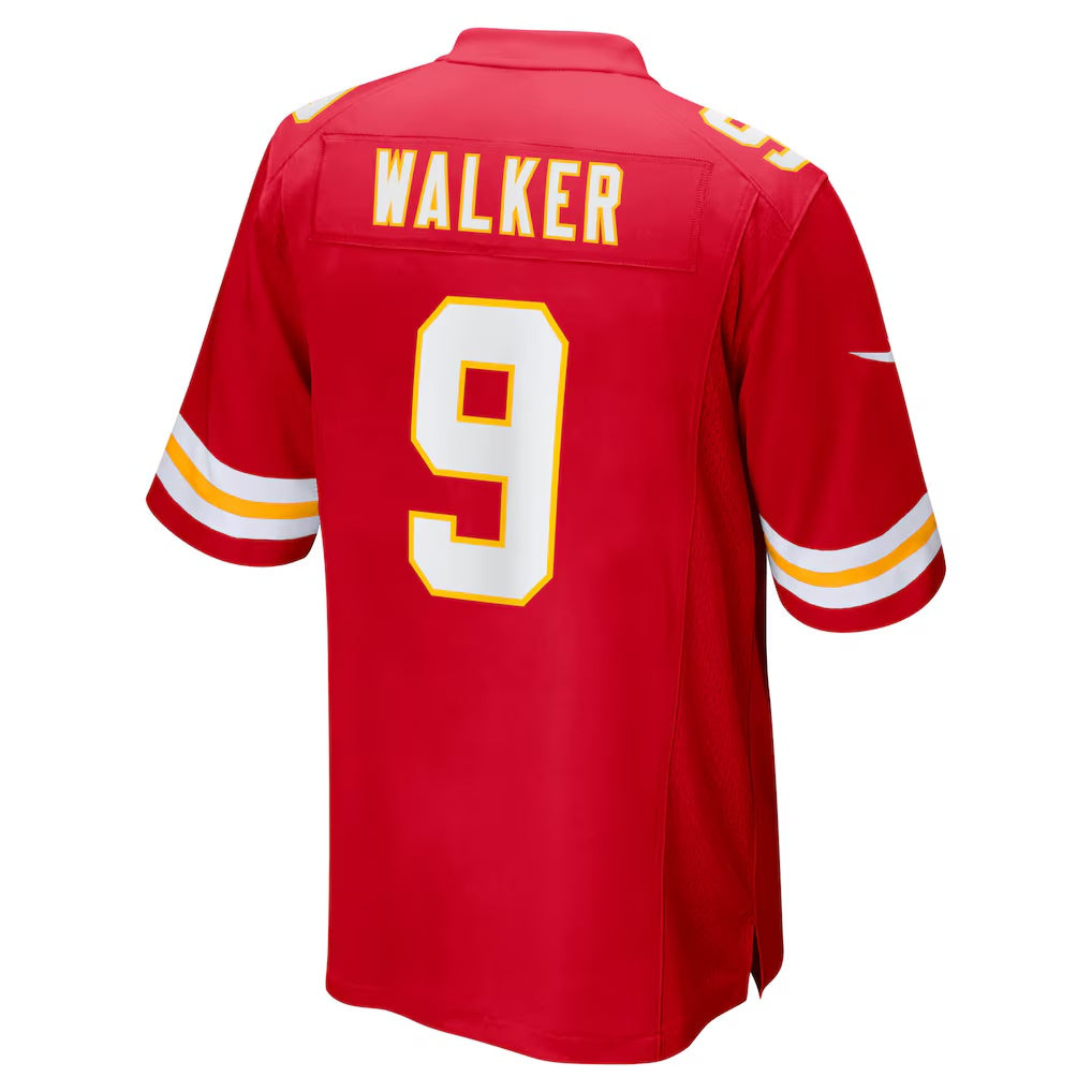 Jamed KC.Chiefs #9 Kenneth Walker III Red Game Stitched Jerseys