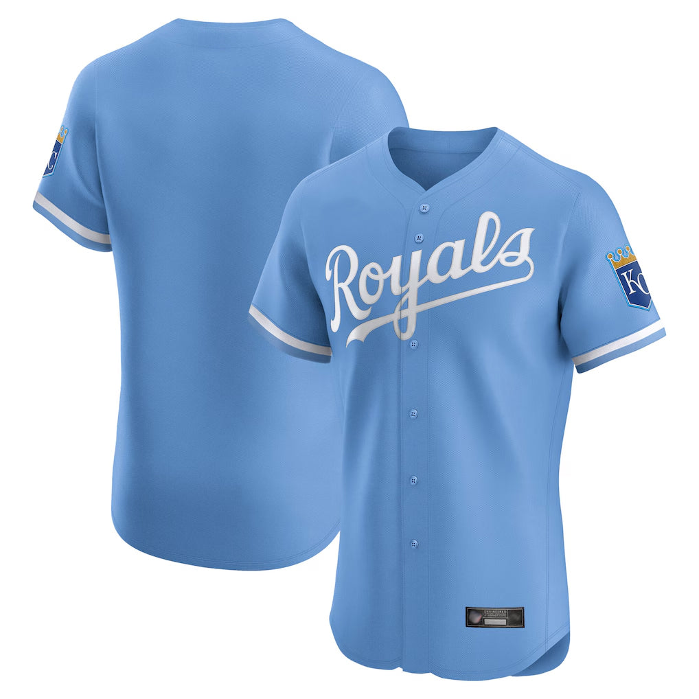 Jamed KC.Royals Light Blue Alt Limited Elite Blank Player Stitched Jerseys