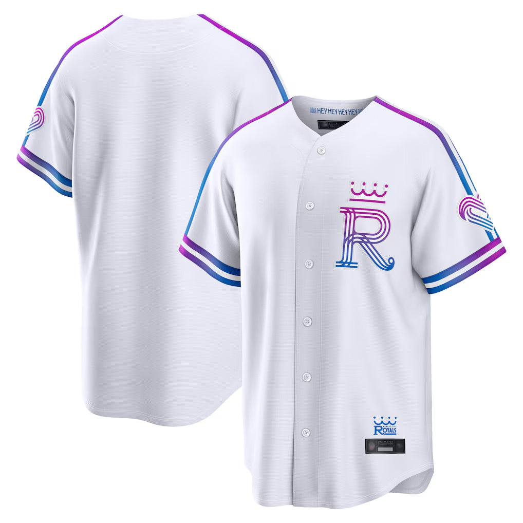 Jamed KC.Royals White 2026 City Connect Limited Home Blank Player Stitched Jerseys