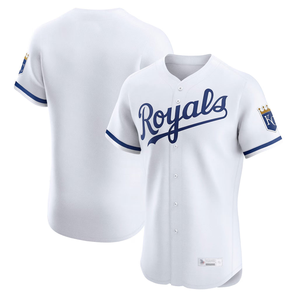 Jamed KC.Royals White Alt Limited Elite Home Blank Player Stitched Jerseys