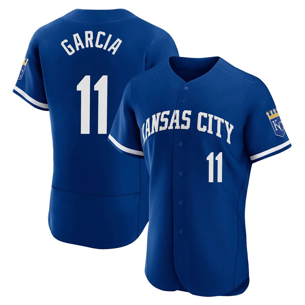 Jamed KC.Royals #11 Maikel Garcia Player Royal City Connect Limited Elite Home Game Stitched Jerseys