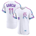 Jamed KC.Royals #11 Maikel Garcia Player White 2026 City Connect Limited Elite Home Stitched Jerseys