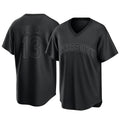 Jamed KC.Royals #13 Salvador Perez Player Black Fashion Game Stitched Jerseys