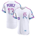 Jamed KC.Royals #13 Salvador Perez Player White 2026 City Connect Limited Elite Home Stitched Jerseys