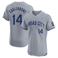 Jamed KC.Royals #14 Jac Caglianone Player Gray Limited Elite Home Stitched Jerseys