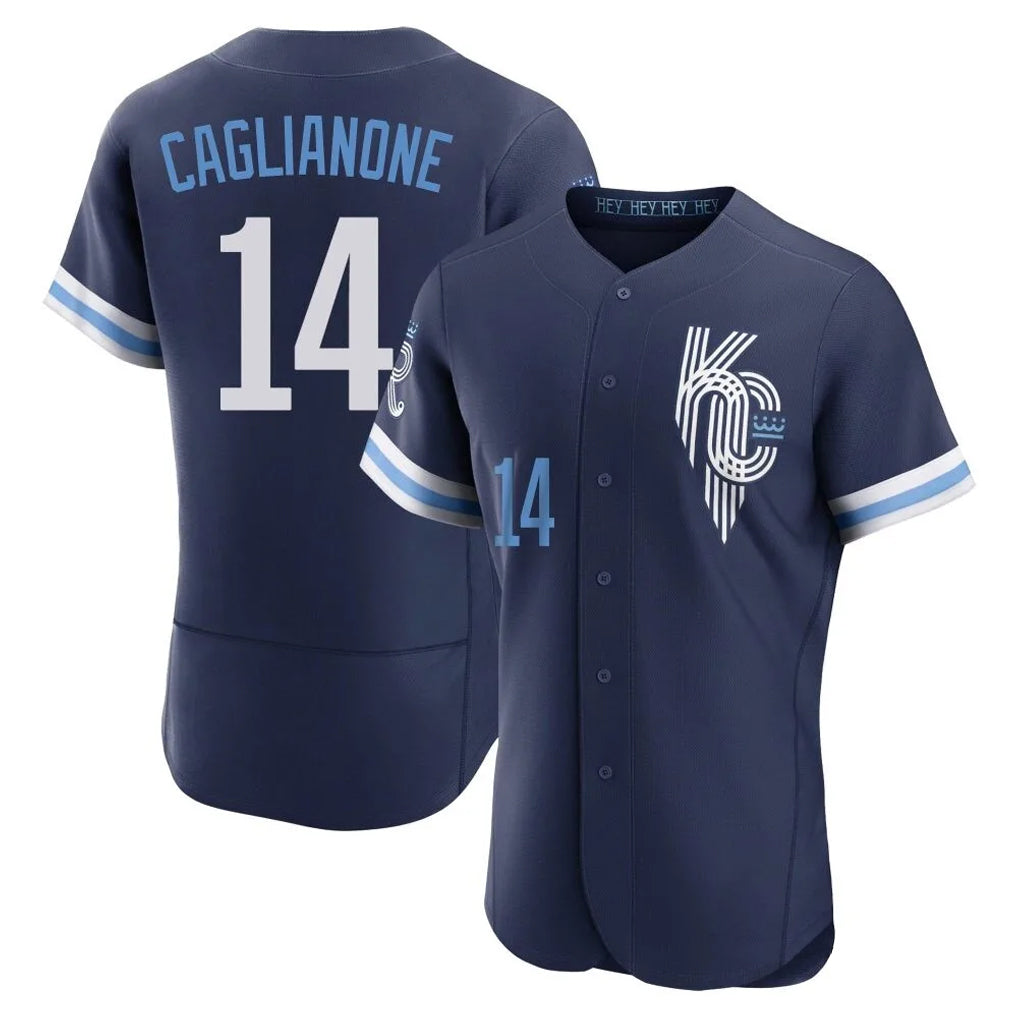 Jamed KC.Royals #14 Jac Caglianone Player Navy City Connect Limited Elite Home Stitched Jerseys