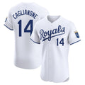 Jamed KC.Royals #14 Jac Caglianone Player White Alt Limited Elite Home Stitched Jerseys
