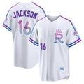 Jamed KC.Royals #16 Bo Jackson Player White 2026 City Connect Limited Home Stitched Jerseys