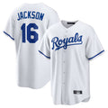 Jamed KC.Royals #16 Bo Jackson Player White Home Game Stitched Jerseys