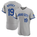Jamed KC.Royals #19 Michael Massey Player Gray Limited Elite Home Game Stitched Jerseys