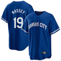 Jamed KC.Royals #19 Michael Massey Player Royal Game Home Stitched Jerseys
