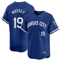 Jamed KC.Royals #19 Michael Massey Player Royal Limited Home Stitched Jerseys