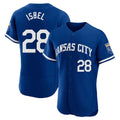 Jamed KC.Royals #28 Kyle Isbel Player Royal City Connect Limited Elite Home Game Stitched Jerseys