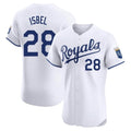Jamed KC.Royals #28 Kyle Isbel Player White Alt Limited Elite Home Stitched Jerseys