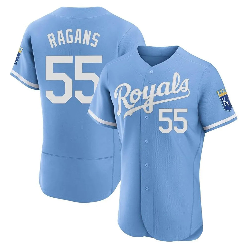 Jamed KC.Royals #55 Cole Ragans Player Light Blue Alt Limited Elite Home Stitched Jerseys