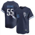 Jamed KC.Royals #55 Cole Ragans Player Navy City Connect Limited Home Stitched Jerseys