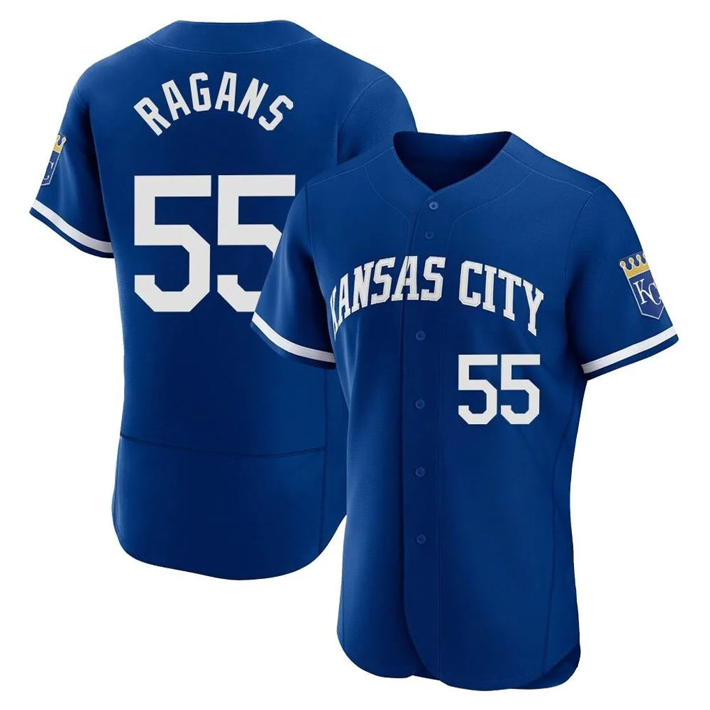 Jamed KC.Royals #55 Cole Ragans Player Royal City Connect Limited Elite Home Game Stitched Jerseys