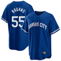 Jamed KC.Royals #55 Cole Ragans Player Royal Game Home Stitched Jerseys