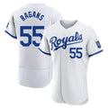 Jamed KC.Royals #55 Cole Ragans Player White Limited Elite Home Game Stitched Jerseys