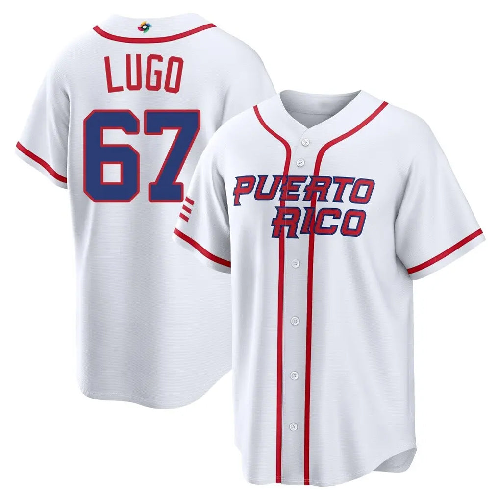 Jamed KC.Royals #67 Seth Lugo Player White 2026 World Classic Home Stitched Jerseys