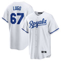 Jamed KC.Royals #67 Seth Lugo Player White Home Game Stitched Jerseys