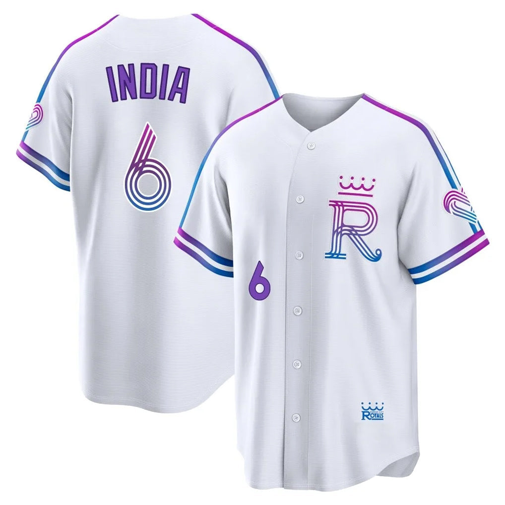 Jamed KC.Royals #6 Jonathan India Player White 2026 City Connect Limited Home Stitched Jerseys