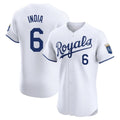 Jamed KC.Royals #6 Jonathan India Player White Alt Limited Elite Home Stitched Jerseys