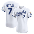 Jamed KC.Royals #7 Bobby Witt Jr. Player White Alt Limited Elite Home Stitched Jerseys
