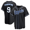 Jamed KC.Royals #9 Vinnie Pasquantino Player Black Carbon Fashion Home Game Stitched Jerseys