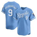 Jamed KC.Royals #9 Vinnie Pasquantino Player Light Blue Alt Limited Home Stitched Jerseys