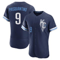 Jamed KC.Royals #9 Vinnie Pasquantino Player Navy City Connect Limited Elite Home Stitched Jerseys