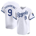 Jamed KC.Royals #9 Vinnie Pasquantino Player White Alt Limited Home Stitched Jerseys