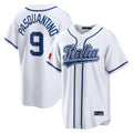 Jamed KC.Royals #9 Vinnie Pasquantino Player White Italy 2026 WBC Classic Home Stitched Jerseys
