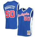 Jamed LA.Clippers #50 Corey Maggette Mitchell & Ness Royal 2002-2003 Hardwood Classics Swingman Stitched Jerseys