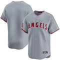 Jamed LA.Angels Gray Home Limited Blank Player Stitched Jerseys