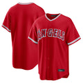 Jamed LA.Angels Red Home Game Blank Player Stitched Jerseys