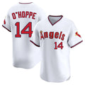 Jamed LA.Angels #14 Logan O'Hoppe Player White T-shirt Home Limited Stitched Jerseys