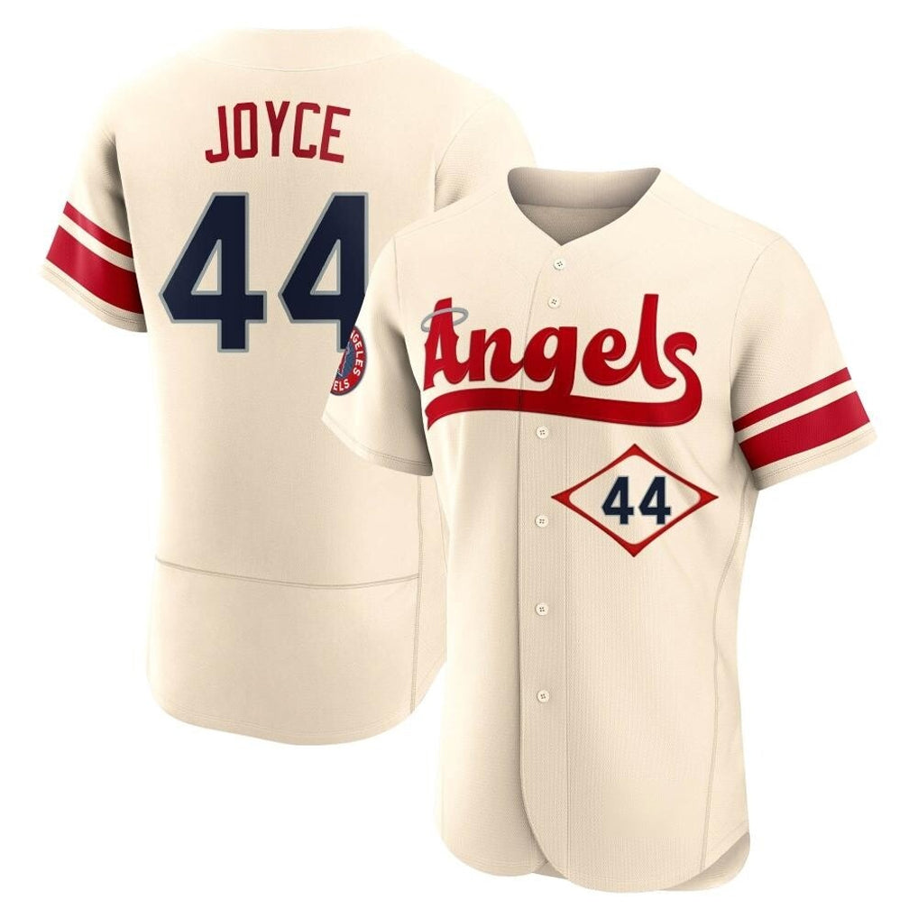 Jamed LA.Angels #44 Ben Joyce Player Cream City Connect Limited ELite Home Stitched Jerseys