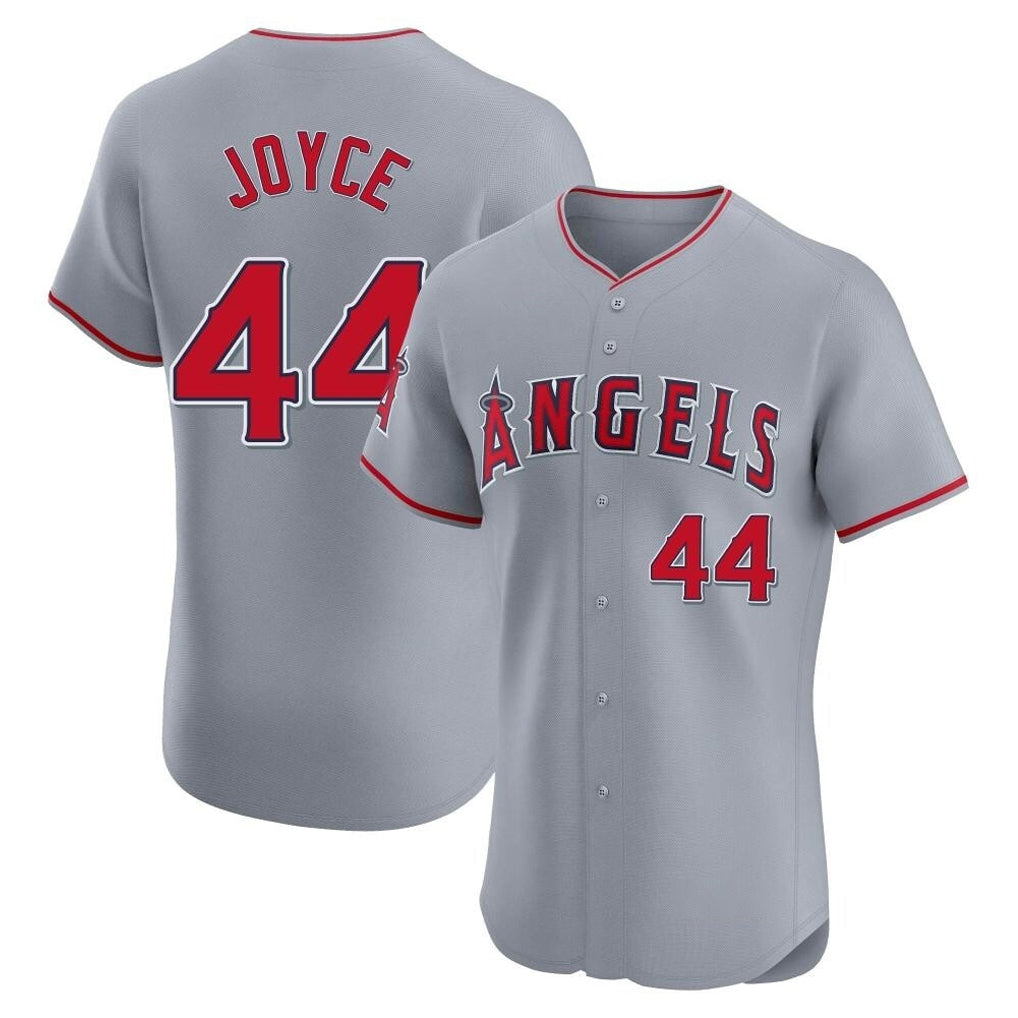 Jamed LA.Angels #44 Ben Joyce Player Gray Home Limited Elite Stitched Jerseys