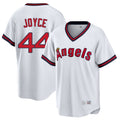 Jamed LA.Angels #44 Ben Joyce Player White T-shirt Home Game Stitched Jerseys