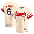 Jamed LA.Angels #6 Anthony Rendon Player Cream City Connect Limited Home Stitched Jerseys