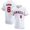 Jamed LA.Angels #6 Anthony Rendon Player White Limited Elite Stitched Home Jerseys