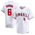 Jamed LA.Angels #6 Anthony Rendon Player White Limited Home Stitched Jerseys