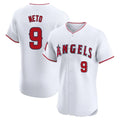 Jamed LA.Angels #9 Zach Neto Player White Limited Elite Stitched Home Jerseys