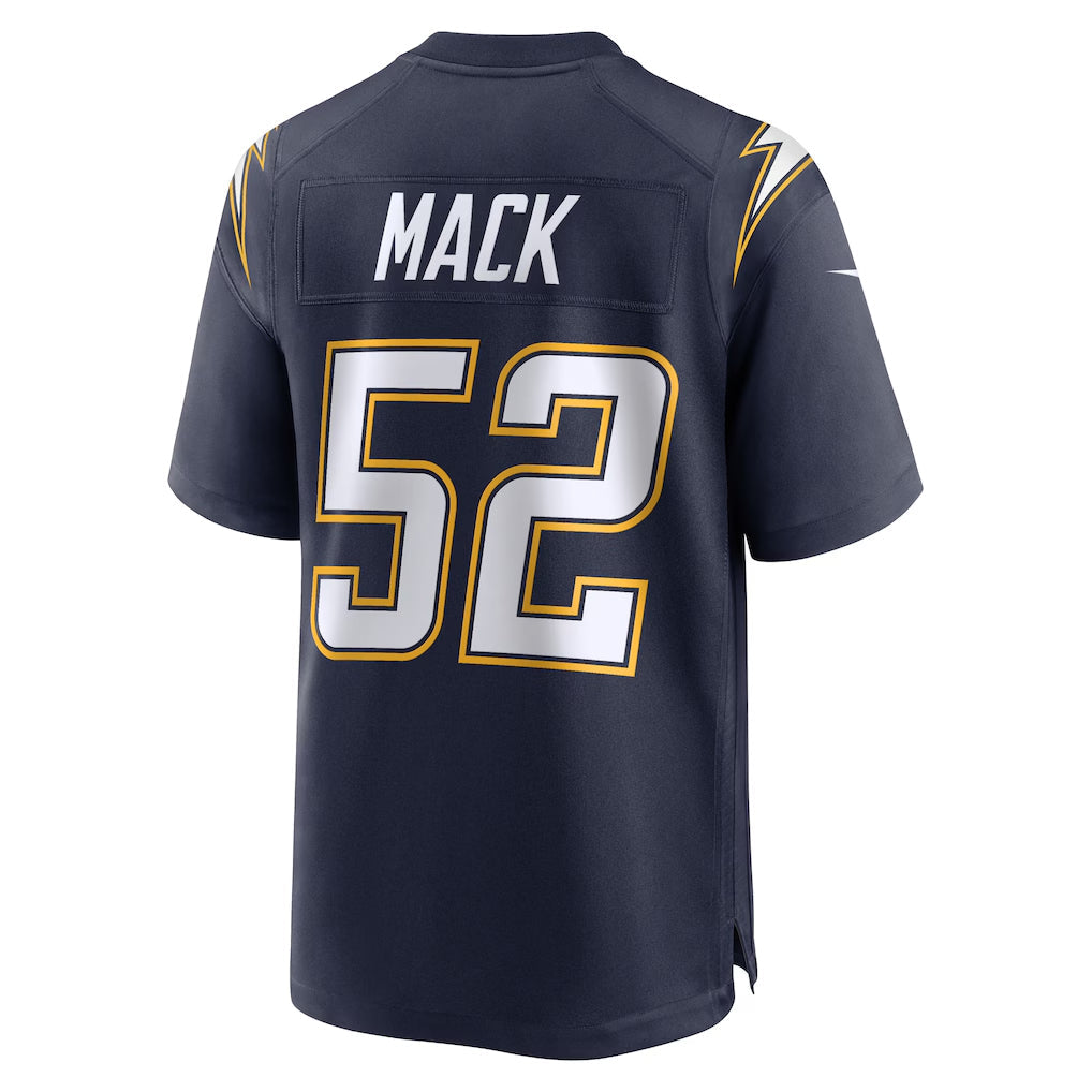 Jamed LA.Chargers #52 Khalil Mack Player Navy Alternate Game Stitched Jerseys