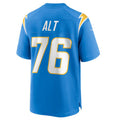 Jamed LA.Chargers #76 Joe Alt Powder Blue 2024 Draft First Round Pick Player Game Jersey Stitched Jerseys