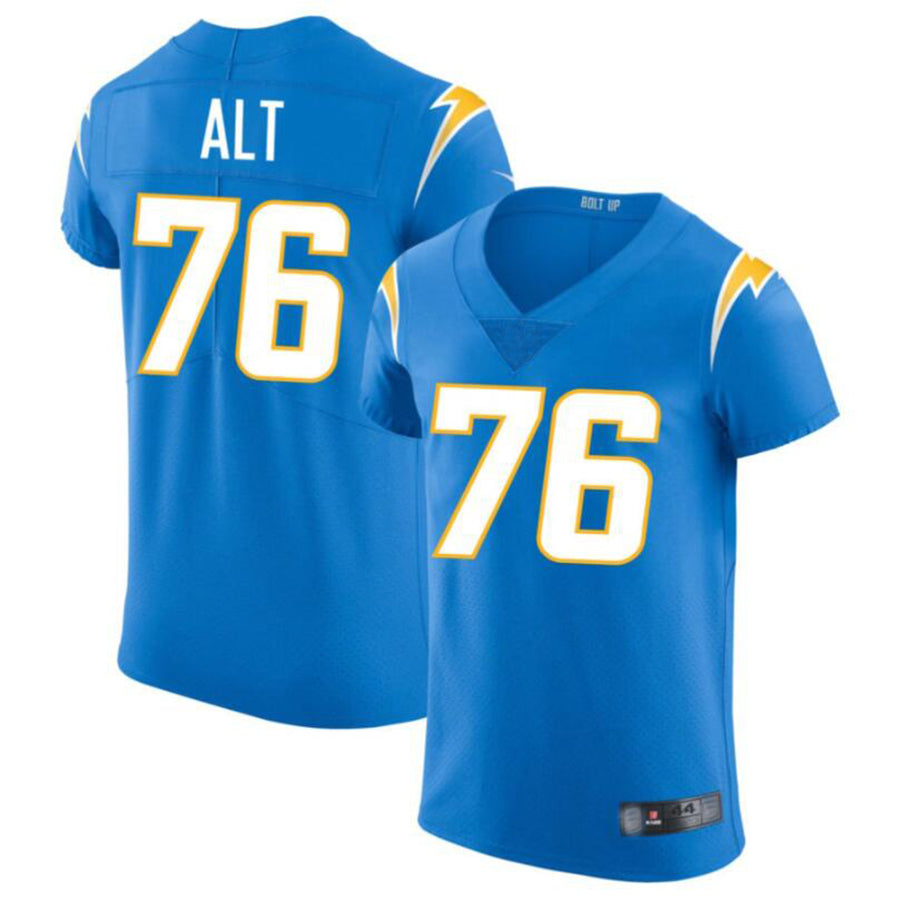 Jamed LA.Chargers #76 Joe Alt Powder Blue Vapor Elite Player Jersey American Stitched Jersey