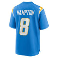 Jamed LA.Chargers #8 Omarion Hampton Powder Blue Team Game Stitched Jerseys