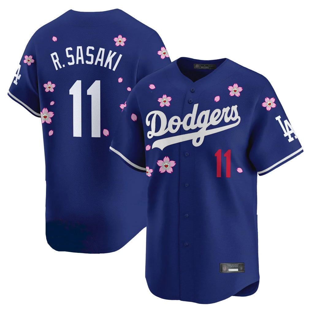 Jamed LA.Dodgers #11 Roki Sasaki Player Royal Tokyo Series Vapor Premier Limited Stitched Jerseys